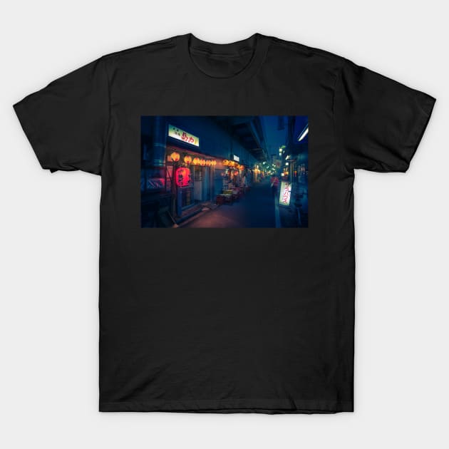 Neo Tokyo - Streets of Koenji T-Shirt by TokyoLuv